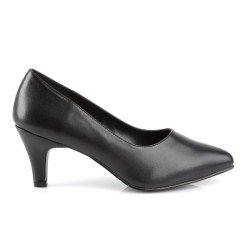 Pleaser Pink Label DIVINE-420 Black Vegan Pumps Men