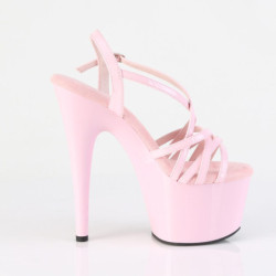 Pleaser ADORE-713 Rose Criss Cross Straps High Heels