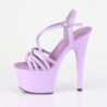 Pleaser ADORE-713 Lavender Criss Cross Straps High Heels