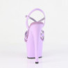 Pleaser ADORE-713 Lavender Criss Cross Straps High Heels