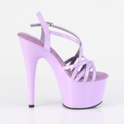 Pleaser ADORE-713 Lavender Criss Cross Straps High Heels
