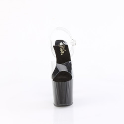 Pleaser ENCHANT-708 Black Platform High Heeled Pole Shoes