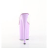 Pleaser FLAMINGO-801 Transparent Lavender Mules Women