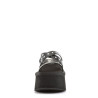 Demonia FUNN-19 Black Vegan Platform Women Mules