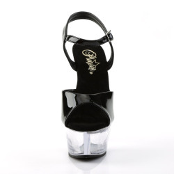 Pleaser KISS-209 High Heeled Clear Platform Shoes Women
