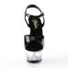 Pleaser KISS-209 High Heeled Clear Platform Shoes Women