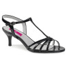 Pleaser Pink Label KITTEN-06 Black Patent Heels Men
