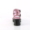 Demonia BRATTY-07 Pink Hologram Patent Sale Women