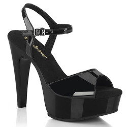 Fabulicious MARTINI-509 Black High Heeled Women Shoes