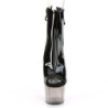 Pleaser ADORE-1018T Black Patent Tinted Ankle Boots