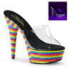 Pleaser DELIGHT-601RBS Transparent Neon Sale Women