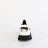 Demonia RENEGADE-56 White Vegan Maryjane Platform Shoes