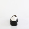 Demonia RENEGADE-56 White Vegan Maryjane Platform Shoes