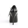Pleaser SEDUCE-460 Black Patent Heeled Oxford Pumps