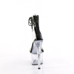 Pleaser ADORE-727RS Ankle Cuff Black Insole High Heels