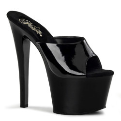 Pleaser SKY-301 Patent High Heeled Platform Mules Women