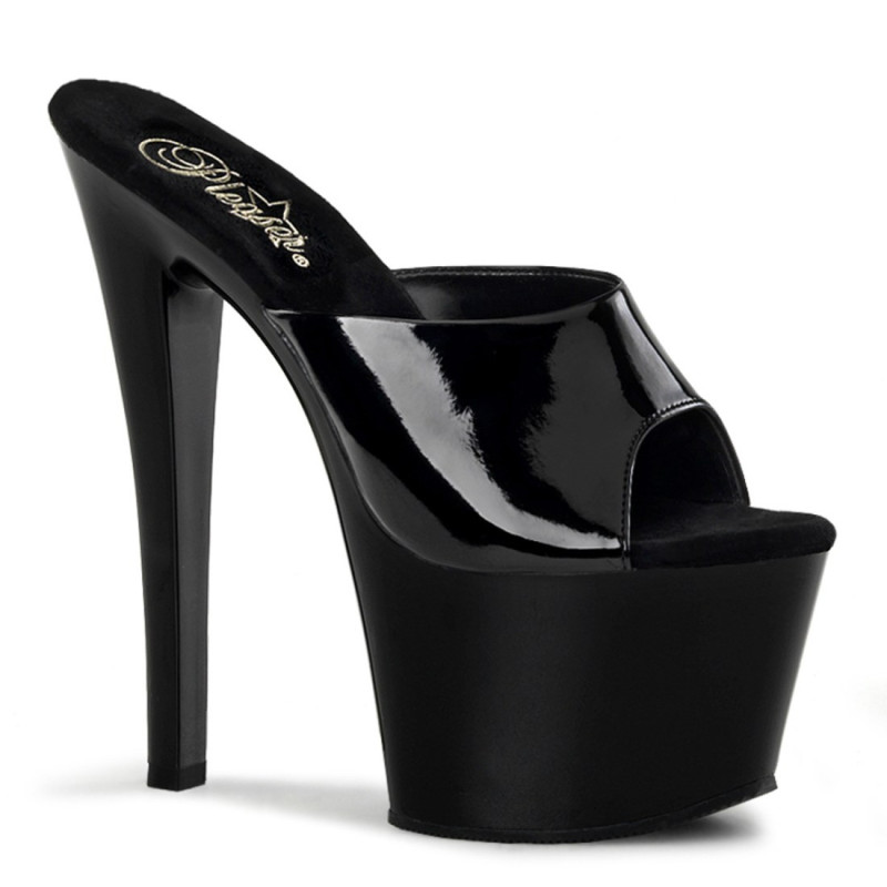 Pleaser SKY-301 Patent High Heeled Platform Mules Women Pleaser SKY-301 Patent High Heeled Platform Mules Women