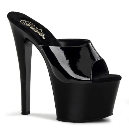 Pleaser SKY-301 Patent High Heeled Platform Mules Women