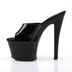 Pleaser SKY-301 Patent High Heeled Platform Mules Women