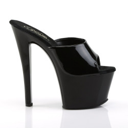 Pleaser SKY-301 Patent High Heeled Platform Mules Women