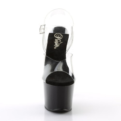 Pleaser SKY-308 Black Platform High Heeled Women Shoes