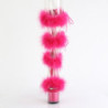 Pleaser ADORE-728F Transparent Pink Fur Sale Women