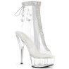 Pleaser DELIGHT-1018C-2RS Transparent Strass Sale Women