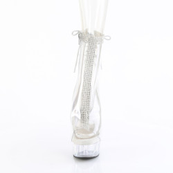 Pleaser DELIGHT-1018C-2RS Transparent Strass Sale Women