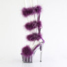 Pleaser ADORE-728F Transparent Purple Fur Sale Women