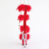 Pleaser ADORE-728F Transparent Red Fur Sale Women