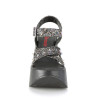 Demonia DYNAMITE-02 Black Glitter Sale Women