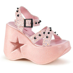 Demonia DYNAMITE-02 Rose Glitter Sale Women