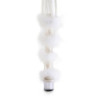 Pleaser ADORE-728F Transparent White Fur Sale Women