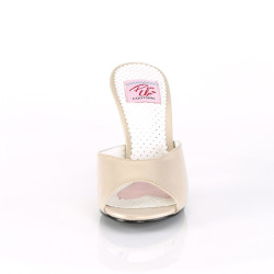 Pin Up Couture MONROE-05 Champagne Vegan Leather Sale