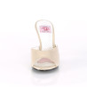Pin Up Couture MONROE-05 Champagne Vegan Leather Sale