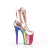 Pleaser FLAMINGO-1020HG Rose Gold Hologram Patent