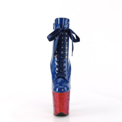 Pleaser FLAMINGO-1020HG Blue Hologram Patent Rainbow