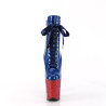 Pleaser FLAMINGO-1020HG Blue Hologram Patent Rainbow
