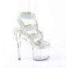 Pleaser ADORE-756RS Strass T-Strap High Heeled Sandals