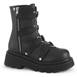 Demonia RENEGADE-50 Black Vegan Leather Sale Women