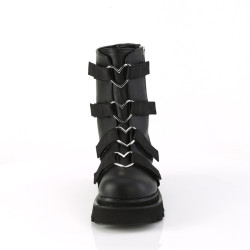 Demonia RENEGADE-50 Black Vegan Leather Sale Women