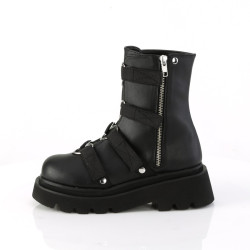 Demonia RENEGADE-50 Black Vegan Leather Sale Women