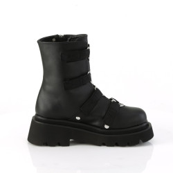 Demonia RENEGADE-50 Black Vegan Leather Sale Women