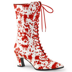 Funtasma VICTORIAN-120BL White Red Patent Sale Women