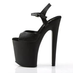 Pleaser XTREME-809 Black Vegan Leather Sale Women