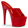 Pleaser ADORE-701N Red Jelly Like High Heeled Mules