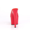 Pleaser ADORE-701N Red Jelly Like High Heeled Mules