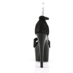 Pleaser ADORE-768 Black Satin Lace Sale Women