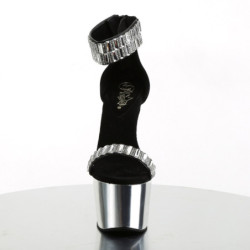 Pleaser ADORE-769RS Chrome Platform Ankle Cuff Heels