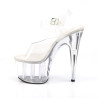 Pleaser ADORE-708 Clear Platform High Heeled Shoes